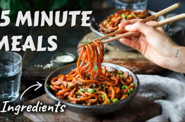 Quick meals when you don’t feel like cooking (15 minutes, 8 ingredients)