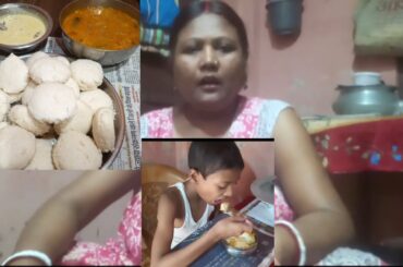 Healthy Breakfast Recipe# idli#  Sambar#  Postu Chutney@