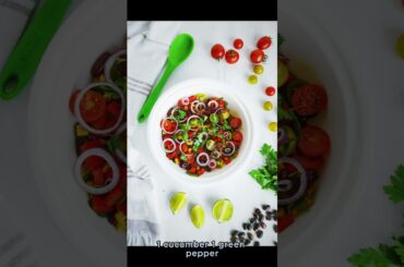 Learn how to prepare delicious homemade tomato salad step by step