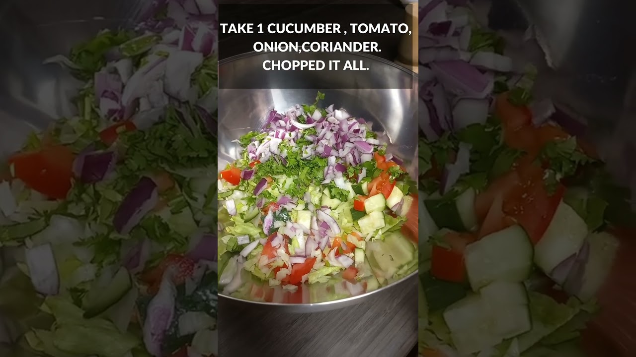 Healthy Salad for Weight Loss | Lettuce Salad with Cucumber and Tomato | #Salad | #youtubeshorts Healthy Salad for Weight Loss | Lettuce Salad with Cucumber and Tomato | #Salad | #youtubeshorts