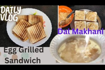 Grilled Egg Sandwich Recipe Healthy Breakfast For Kids  Dal Makhani Restaurant Style @roobiakhter
