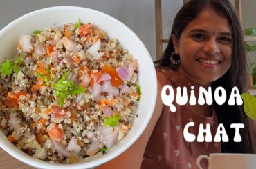Quinoa Chat #healthy #easy #chat #recipes #vegan #vegeterian #homefood #cooking #telugu #fitness