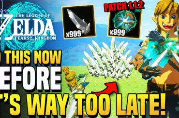 All New Fastest Infinite Duplication Glitches in Zelda Tears of the Kingdom Patch 1.1.2