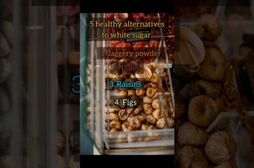 5 healthy alternatives to white sugar #nutritionistonlineapplepie