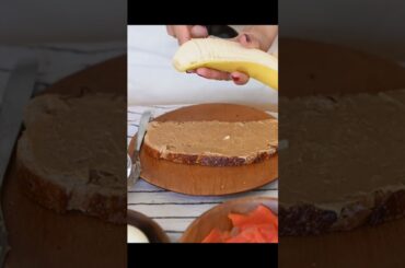 peanut banana slice healthy breakfast #subscribe #shortfeed #youtubeshorts