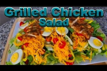 Healthy Beautiful Grilled Chicken Salad Recipe