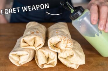 Low Calorie Breakfast Burritos for the Week