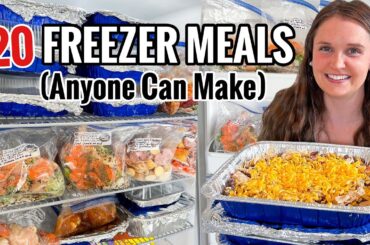 20 EASY FREEZER MEALS | Cheap & Tasty FAIL-PROOF Freezer Meal Planning Ideas | Julia Pacheco