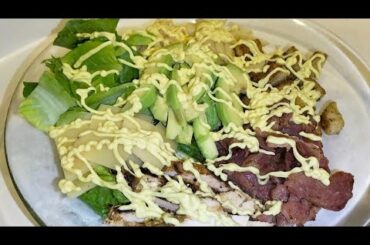 Healthy And Easy Chicken Caesar Pasta Salad Recipe/How To Make Chicken Caesar Pasta Salad Recipe