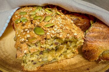 Brotrezept ohne Mehl, Zucker und Hefe! Nur 1 Tasse Haferflocken und fertig ist gesundes Brot!