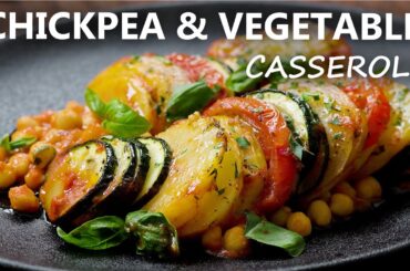CHICKPEA and VEGETABLE CASSEROLE Recipe | Healthy Vegan and Vegetarian Meal Ideas | Chickpea Recipes