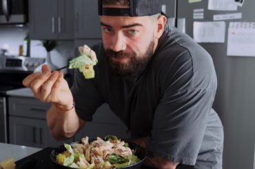 Ripped Recipes | High Protein 5-Ingredient Caesar Salad w/ MNMLST BRNDS | Bo Alexander