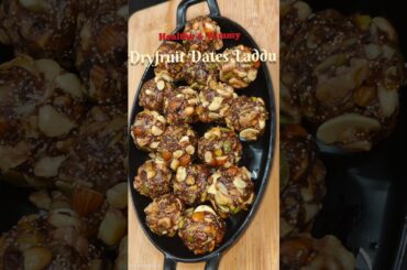 Healthy and Yummy Dryfruit Laddu Recipe #shorts