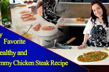 Juggun Kazim's Favorite Healthy and Yummy Chicken Steak Recipe... Must Try this...