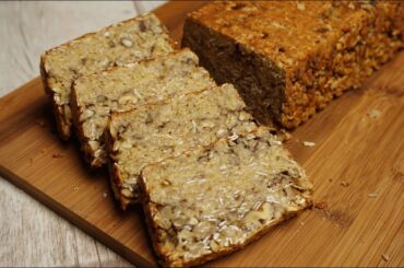 Easy and Healthy Bread Recipe with Oats and Walnuts