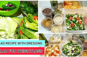 SALAD RECIPE WITH DRESSING / YUMMIEST SALAD