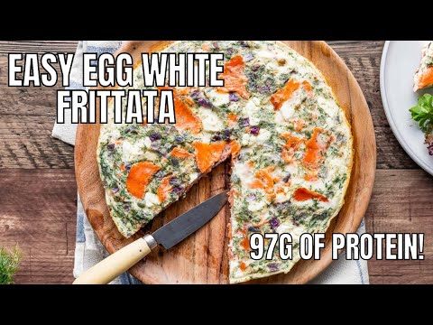 Protein-Packed Egg White Frittata (97g of Protein!) Protein-Packed Egg White Frittata (97g of Protein!)