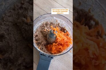 HEALTHY Carrot Cake Bites! (recipe in description) #shorts