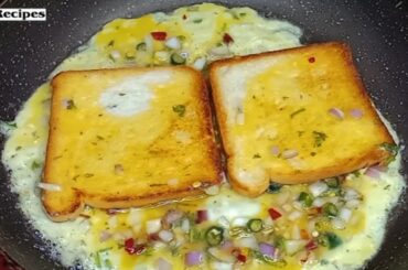 10 Minutes Recipe Quick and Easy Breakfast Recipe||Bread Omelette Recipe||Healthy Breakfast Recipe