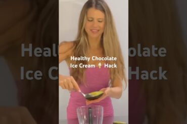 Indulge Guilt Free! Delicious Chocolate Ice Cream Hack #healthy #shorts #avocadorecipes