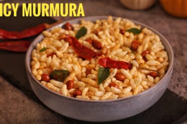 Spicy Puffed Rice Recipe | Murmura Recipe | Healthy Evening Snack Recipe | Easy and Quick Snack