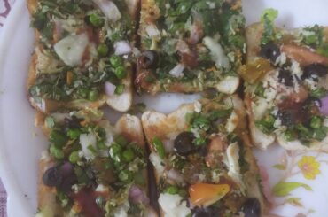 Morning breakfast Bread pizza MASTA khavo Mast Raho healthy and testy .. recipe