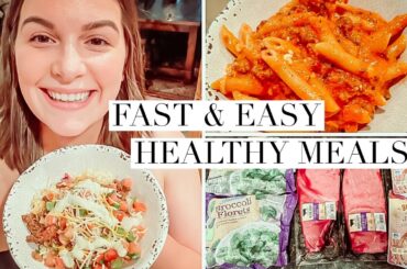 HEALTHY MEALS ON A BUDGET | FAST & EASY 10 MINUTE LOW CARB MEALS FOR THE FAMILY
