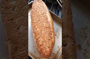 No Knead Flax Brown Bread #shortvideo