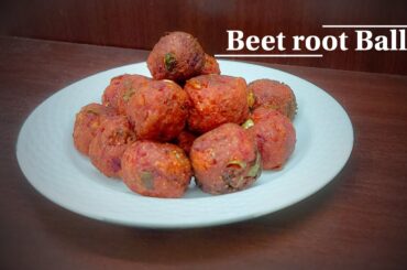 beetroot balls recipe | beetroot kola orundai | beetroot recipes tamil | healthy snack recipes