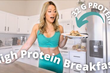 Dietitian Shares Three HIGH Protein & High Fiber Breakfasts For Weight Loss & Building Muscle | EASY