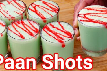 Paan Shots - Refreshing Summer Drink in 2 Mins | Healthy Betel Leaves Drink - Best Paan Alternative
