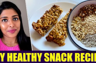 Quick and Healthy Snack Recipe | Protein Energy Bar | Gayathri Reddy