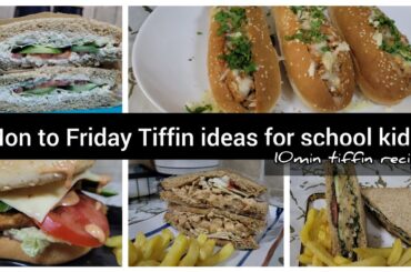5 Healthy Sandwich Recipes for school kids / Breakfast - Tea time special