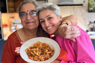 COOKING WITH MUM - one of my favourite dishes | MUMS CHILLI PANEER | Food with Chetna