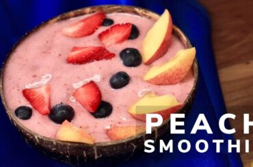 Healthy and Delicious Peach Smoothie Bowl Recipe | Boost Your Immunity!