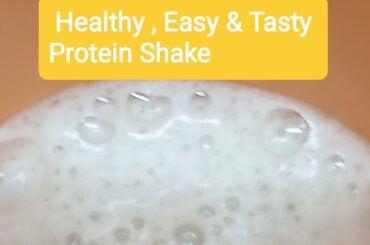 Healthy Protein Shake Recipe | No Sugar No Ice Cream No Artificial Sweetener  Protein Drink #shorts