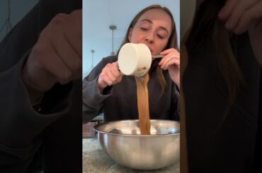 my fav healthy dessert, almond butter rice crispies! #healthydessert #easydessert #nobake #shorts