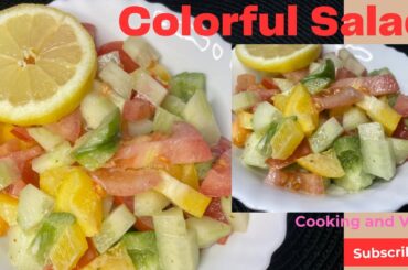 Super Healthy Colorful Salad/Delicious Salad Recipe