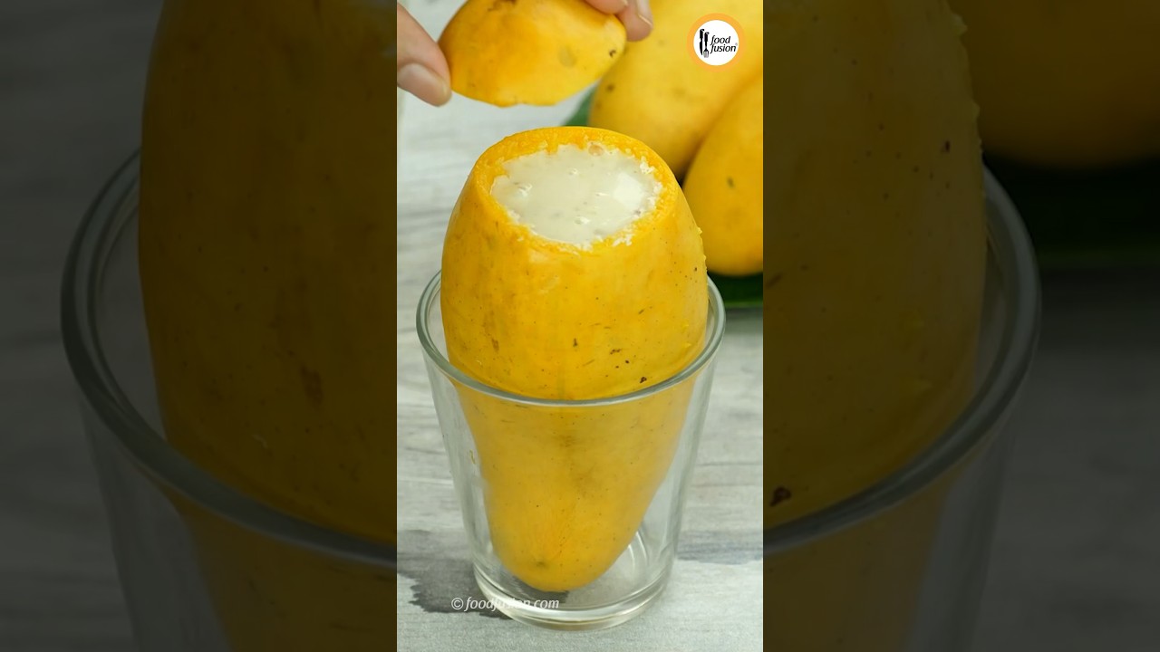 Stuffed Mango Kulfi – Short Recipe By Food Fusion Stuffed Mango Kulfi - Short Recipe By Food Fusion