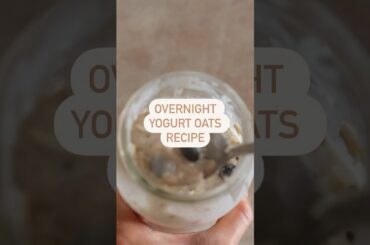 Easy Overnight Oats | Healthy Breakfast Recipe #shorts