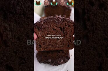 Healthy Chocolate Banana Bread Recipe