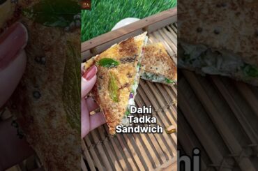 Dahi Tadka Sandwich | Veg Sandwich | Hung Curd Sandwich | Healthy Sandwich #shorts
