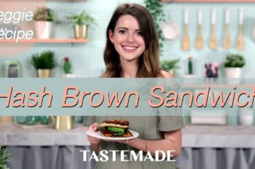 Delicious Veggie Hash Brown Sandwich | Healthy Brunch Recipe