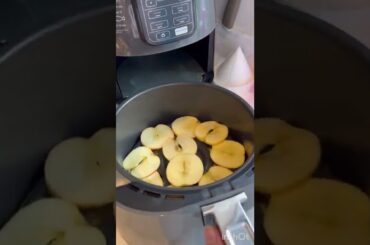 APPLE CRISPS IN THE AIR FRYER | HEALTHY SNACK IDEAS