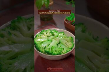 EASY VEGAN BROCCOLI SALAD RECIPE #vegan #vegetarian #broccoli #salad #recipe #chinesefood #cooking