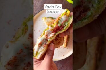 spicy Vada pav sandwich #vadapav #sandwich #easyrecipe #yt #ytshort