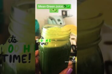 Mean green juice recipe/#drink #breakfast #healthy #shorts #shortsvideo #shortsfeed #recipe #yummy