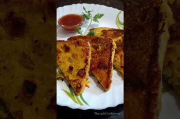 Less Oil BREAD Fry recipe #breakfast #shorts #breadpakora
