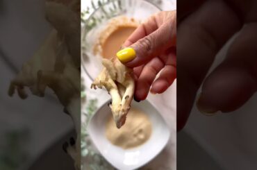 Crispy vegan chicken as a healthy snack #veganfitness #veganrecipes #shorts #airfryerrecipes #vegan