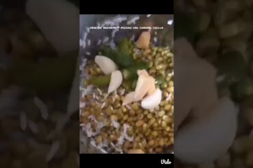 High Protein Breakfast Recipe || Healthy Breakfast Recipe | moong dal chilla #shorts..